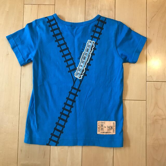 幼児　鉄道Tシャツ2枚セット　110 キッズ/ベビー/マタニティのキッズ服男の子用(90cm~)(Tシャツ/カットソー)の商品写真