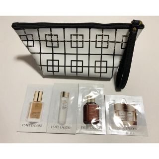 エスティローダー(Estee Lauder)のエスティローダー　ポーチ　サンプル　ダブルウェア　ナイトリペア　ローション(サンプル/トライアルキット)