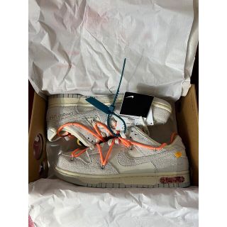 ナイキ(NIKE)のNIKE ダンクlow off-white オフホワイト(スニーカー)