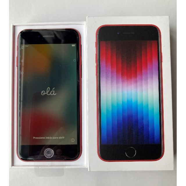 Apple - 未使用 SIMフリー SE 第3世代  64GB    赤