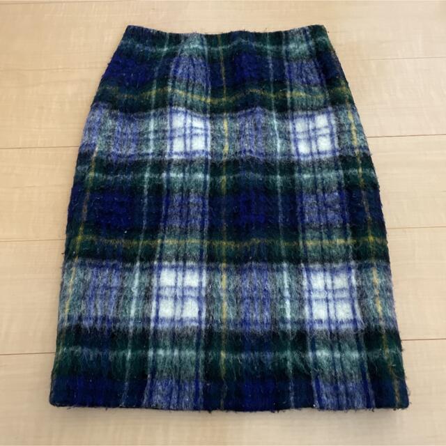 TOMORROWLAND(トゥモローランド)のマカフィー　トゥモローランド　チェック　スカート　冬 レディースのスカート(ひざ丈スカート)の商品写真