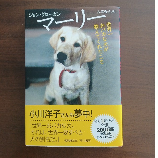 マ－リ－ 世界一おバカな犬が教えてくれたこと エンタメ/ホビーの本(文学/小説)の商品写真