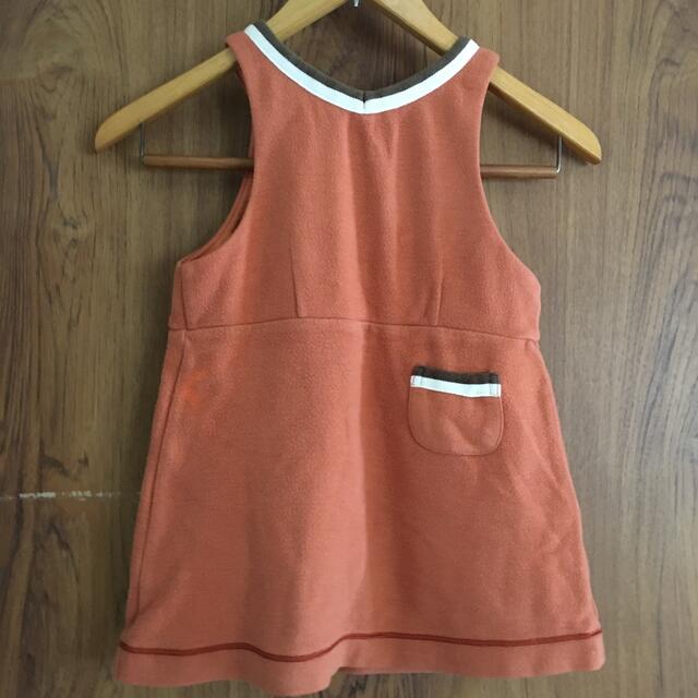 BeBe(ベベ)のべべ　ジャンパースカート　95cm 日本製 キッズ/ベビー/マタニティのキッズ服女の子用(90cm~)(ワンピース)の商品写真