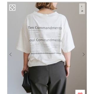 ドゥーズィエムクラス(DEUXIEME CLASSE)のDeuxieme Classe message Tシャツ 2nd「お値下げ最終」(Tシャツ(半袖/袖なし))