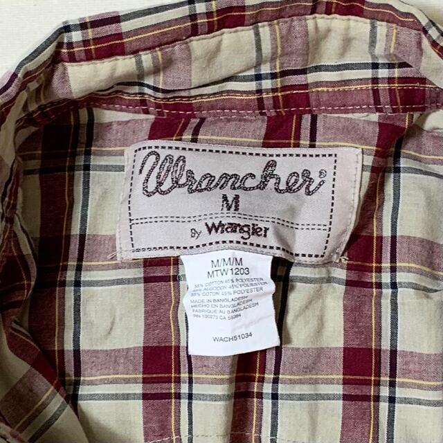 Wrangler(ラングラー)のWrangler/Wrancher(USA)ビンテージウエスタンシャツ　M メンズのトップス(シャツ)の商品写真