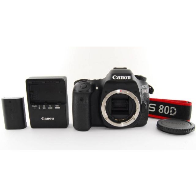 Canon デジタル一眼レフカメラ EOS 80D (W) ボディ