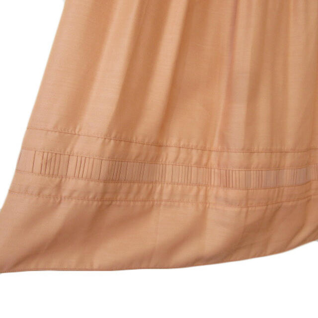 ROPE’(ロペ)のロペ ROPE スカート プリーツ フレア 9 オレンジ レディースのスカート(ひざ丈スカート)の商品写真