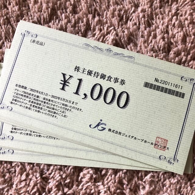 Jグループ 株主優待券18枚 18000円分 1000円×18枚 | munchercruncher.com
