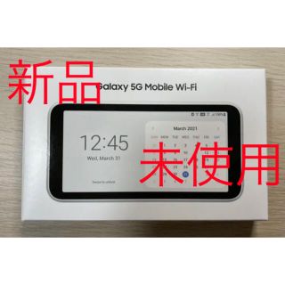 Galaxy 5G Mobile Wi-Fi SCR01SWU ホワイト(その他)