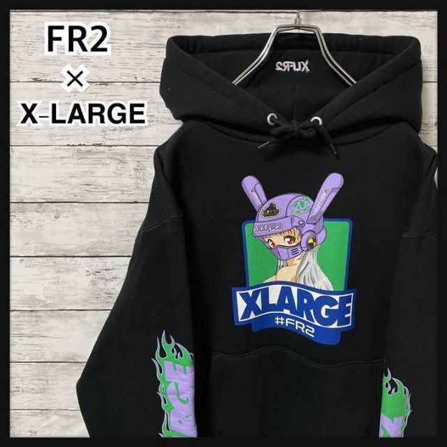 最高デザイン】FR2 XLARGE コラボ 色情兎 入手困難 希少 パーカー