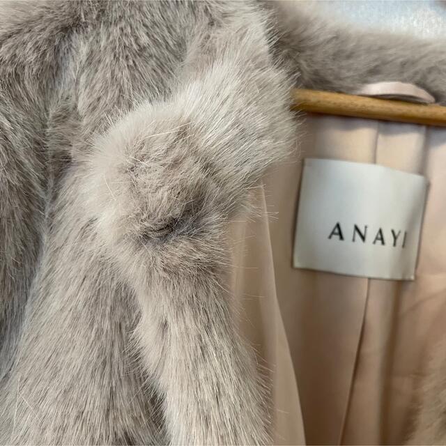 お得最新品 ANAYI エコファーショートジャケットの通販 by ゆり's shop|