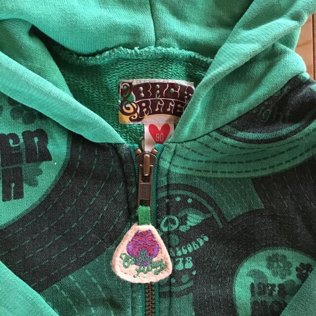 カーキ×インディゴ バックアレイ パーカー - 通販 - happyhead.in