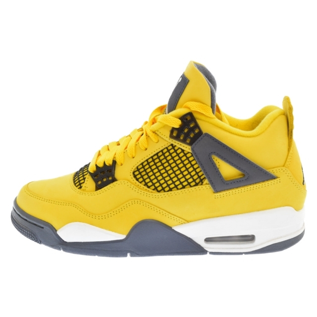 NIKE(ナイキ)のNIKE ナイキ AIR JORDAN 4 RETRO LIGHTNING CT8527-700 エアジョーダン4 レトロ ライトニング ハイカットスニーカーシューズ イエロー メンズの靴/シューズ(スニーカー)の商品写真