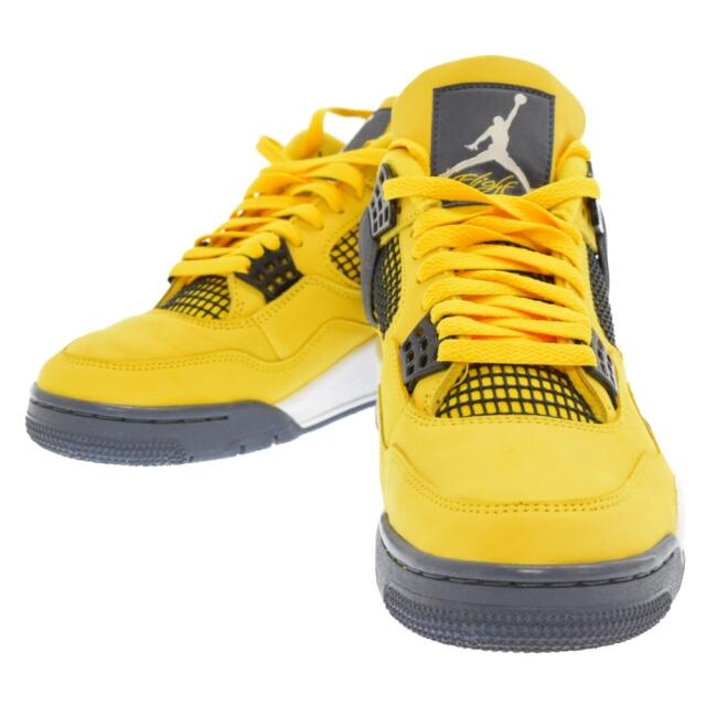 NIKE(ナイキ)のNIKE ナイキ AIR JORDAN 4 RETRO LIGHTNING CT8527-700 エアジョーダン4 レトロ ライトニング ハイカットスニーカーシューズ イエロー メンズの靴/シューズ(スニーカー)の商品写真