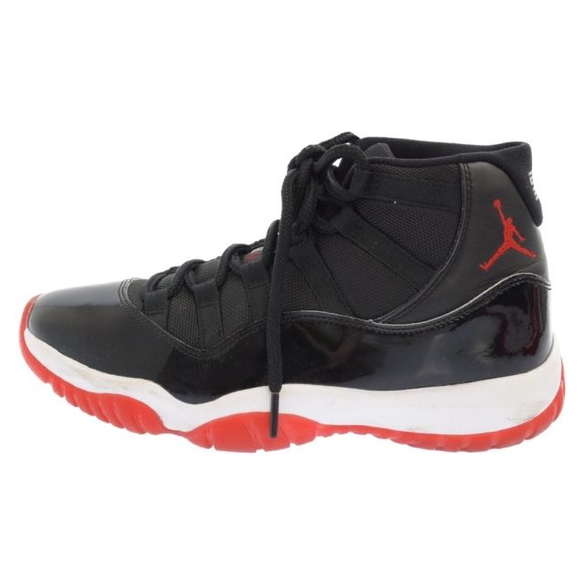 NIKE ナイキ AIR JORDAN 11 RETRO BRED 378037-061 エアジョーダン11 レトロ ブレッド ハイカットスニーカー ブラック/レッド