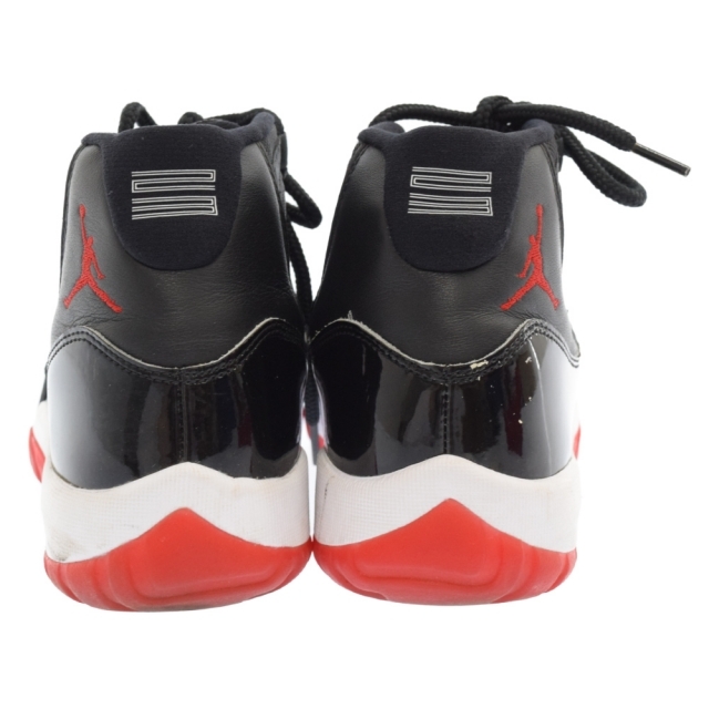 NIKE(ナイキ)のNIKE ナイキ AIR JORDAN 11 RETRO BRED 378037-061 エアジョーダン11 レトロ ブレッド ハイカットスニーカー ブラック/レッド メンズの靴/シューズ(スニーカー)の商品写真