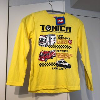 タカラトミー(Takara Tomy)のタグ付きトミカ長袖Tシャツ130(Tシャツ/カットソー)