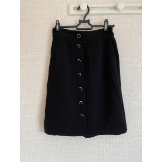 マジェスティックレゴン(MAJESTIC LEGON)のMAJESTIC LEGON 黒のスカート(ひざ丈スカート)