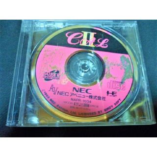 エヌイーシー(NEC)のCAL　Ⅱ【ＰＣエンジン】(家庭用ゲームソフト)