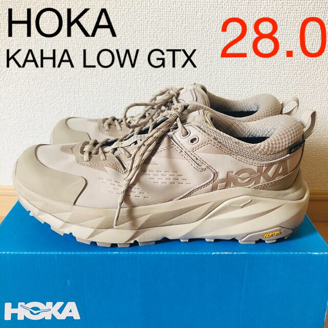 ホカオネオネ KAHA LOW ゴアテックス 28.0 トープ - スニーカー