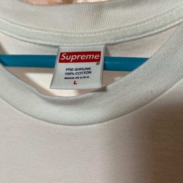 Supreme(シュプリーム)のSupreme Cross Box Logo Tee(Lサイズ) メンズのトップス(Tシャツ/カットソー(半袖/袖なし))の商品写真