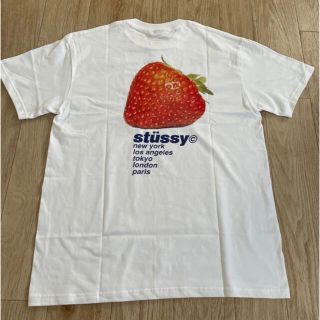 ステューシー(STUSSY)のSTUSSY ステューシー ストロベリー 半袖Tシャツ ホワイトXL(Tシャツ/カットソー(半袖/袖なし))