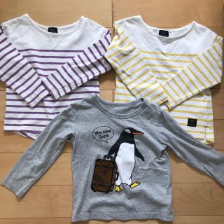 ナルミヤ インターナショナル(NARUMIYA INTERNATIONAL)のyossyさま専用　幼児　長袖Tシャツ110 3枚セット(Tシャツ/カットソー)