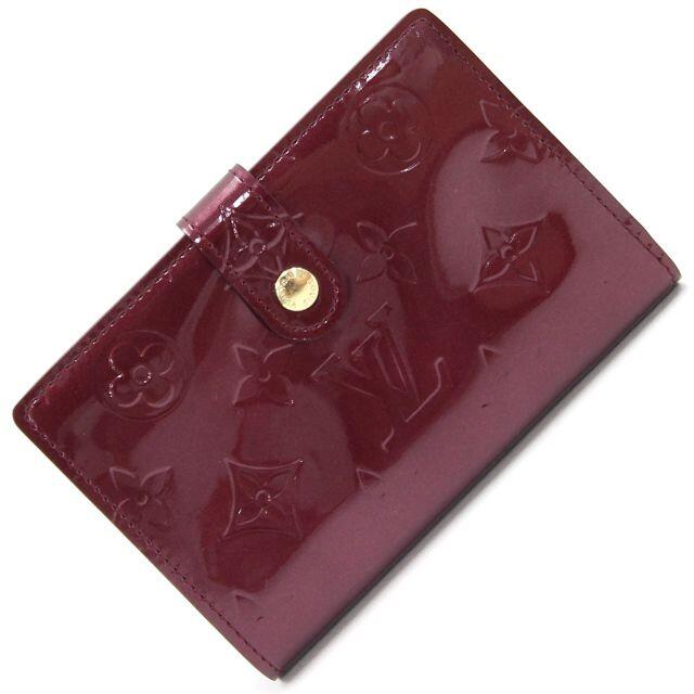 驚きの価格 - VUITTON LOUIS モノグラムヴェルニ 二つ折りガマ口財布