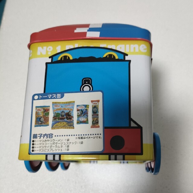 トーマス缶 エンタメ/ホビーのおもちゃ/ぬいぐるみ(キャラクターグッズ)の商品写真