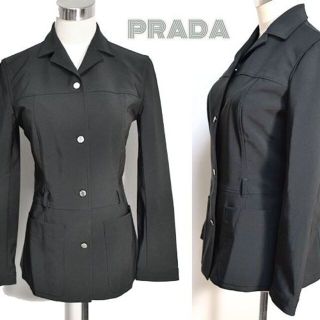 プラダ(PRADA)のプラダ■美品　ナイロンジャケット　ブルゾン　アウター　スプリングコート　40/L(ナイロンジャケット)