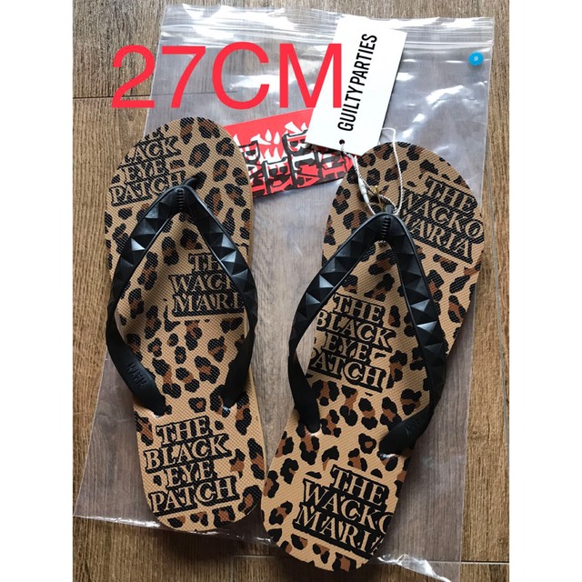 WACKO MARIA(ワコマリア)のWACKO MARIA BLACK EYE PATCH SANDALS 27cm メンズの靴/シューズ(サンダル)の商品写真