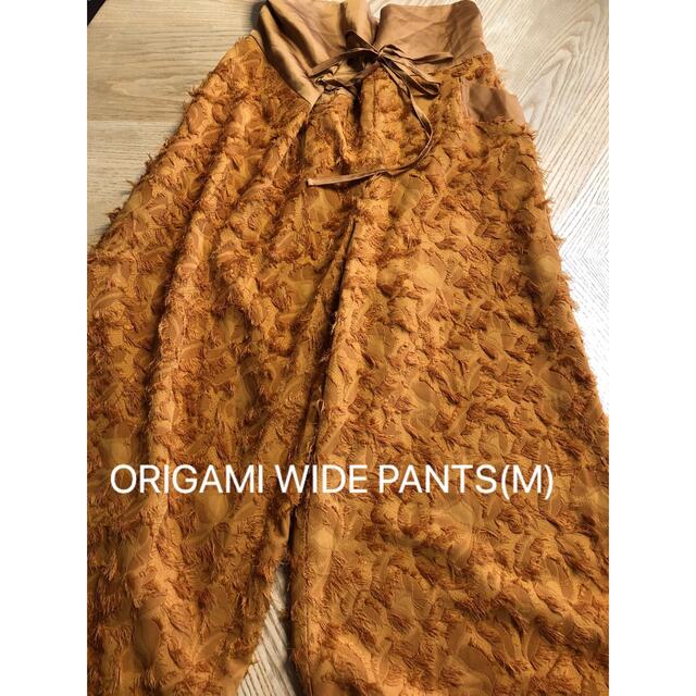 ORIGAMI WIDE PANTS(M)