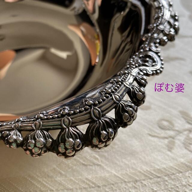 ティファニー】アールヌーヴォー/純銀製「草花装飾の透しボウル」① ティファニー】アールヌーヴォー/純銀製「草花装飾の透しボウル」①