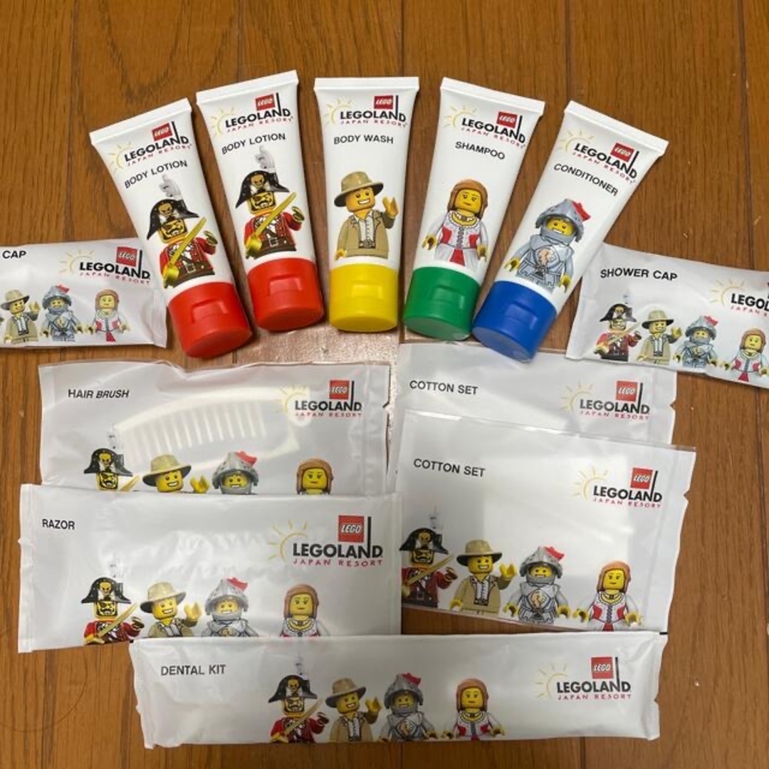 Lego(レゴ)のレゴホテル アメニティセット インテリア/住まい/日用品の日用品/生活雑貨/旅行(旅行用品)の商品写真