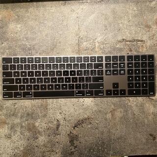 アップル(Apple)の[レア美品] magic keyboard space gray グレー US(PC周辺機器)