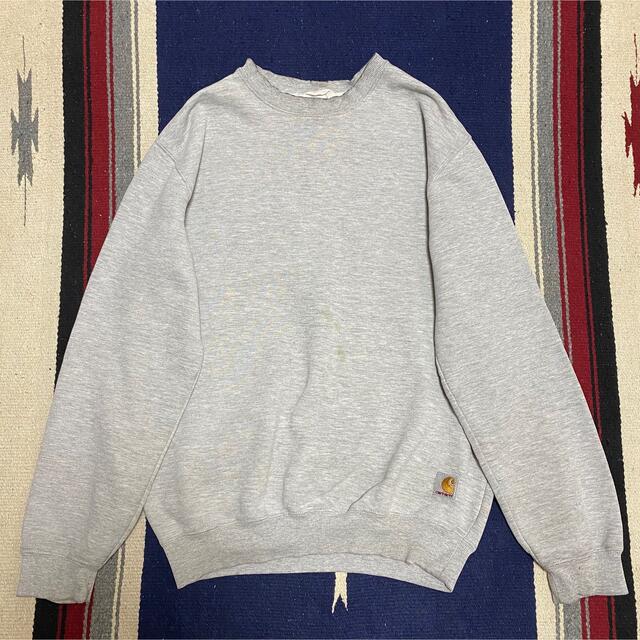 90s カーハート メキシコ製 スウェット 刺繍ロゴ ロゴタグ ゆるだぼ