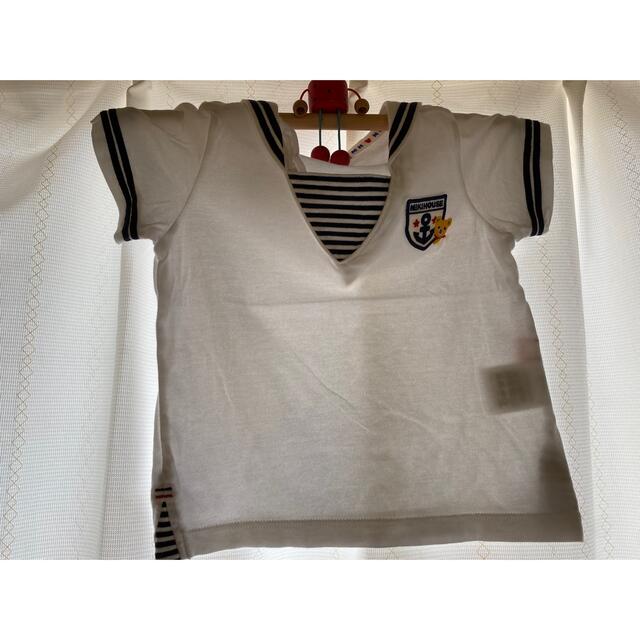 mikihouse(ミキハウス)のMIKIHOUSE 襟付きTシャツ キッズ/ベビー/マタニティのキッズ服男の子用(90cm~)(Tシャツ/カットソー)の商品写真