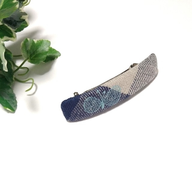 No.644 ミナペルホネン ハンドメイド バレッタ No.644 ミナペルホネン ハンドメイド バレッタ