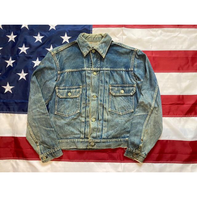 超話題新作 Levi's リペア無し 38 507xx 50s vintage - Gジャン+デニム