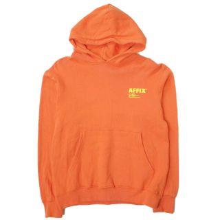 アフィックス(AFFIX)のAFFIX アフィックス Basic Hoodie ベーシックフーディー XS Orange スウェット プルオーバー パーカー KIKO KOSTADINOV トップス【中古】【AFFIX】(パーカー)