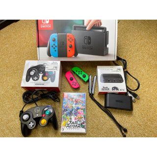 ニンテンドウ(任天堂)のhinaさん専用セット　Nintendo Switch(家庭用ゲーム機本体)