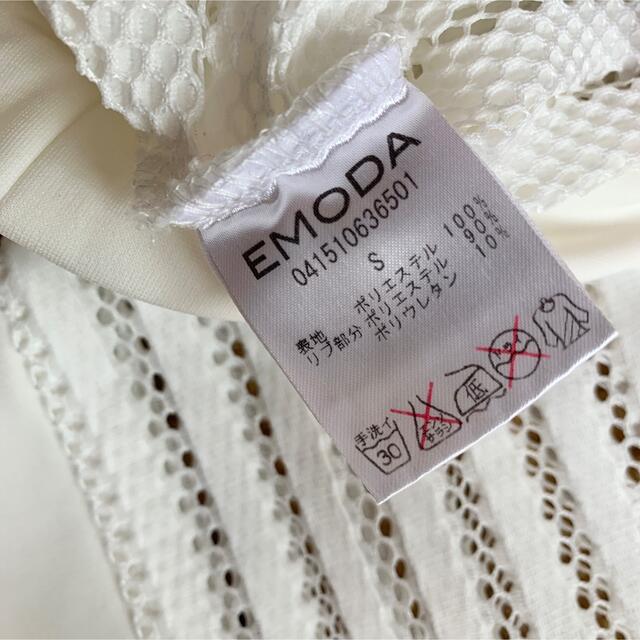 EMODA(エモダ)のEMODA シアーレースTシャツ レディースのトップス(Tシャツ(半袖/袖なし))の商品写真