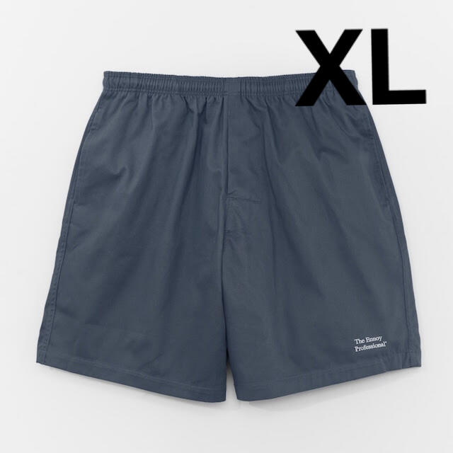 Ennoy Cotton Easy Shorts GRAYISH NAVY XL 独特の素材 51.0%OFF www