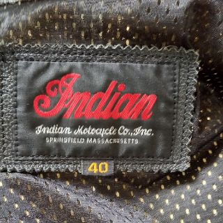 Indian - インディアンモーターサイクル パンチングレザー半袖の通販
