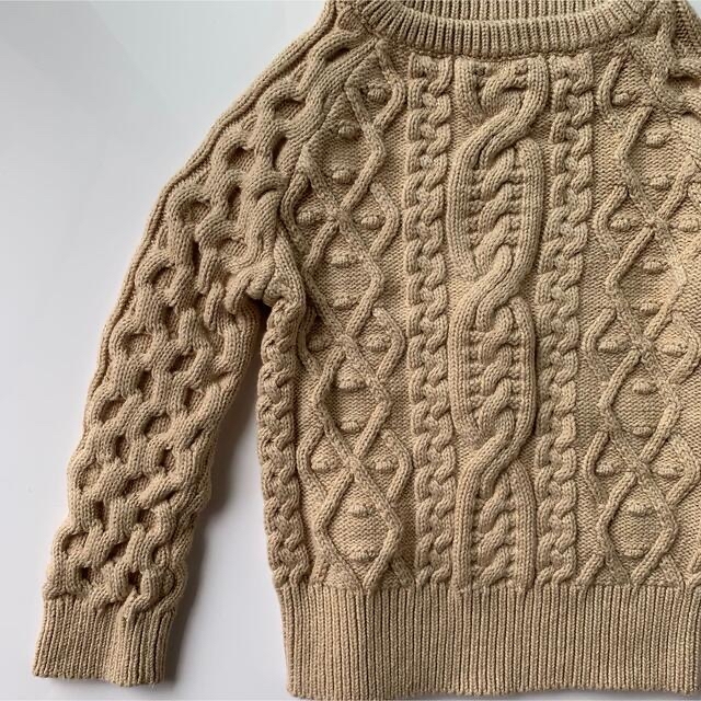 Caramel baby&child (キャラメルベビー&チャイルド)のJAMIE KAY   CABLE KNIT  キッズ/ベビー/マタニティのキッズ服女の子用(90cm~)(ニット)の商品写真