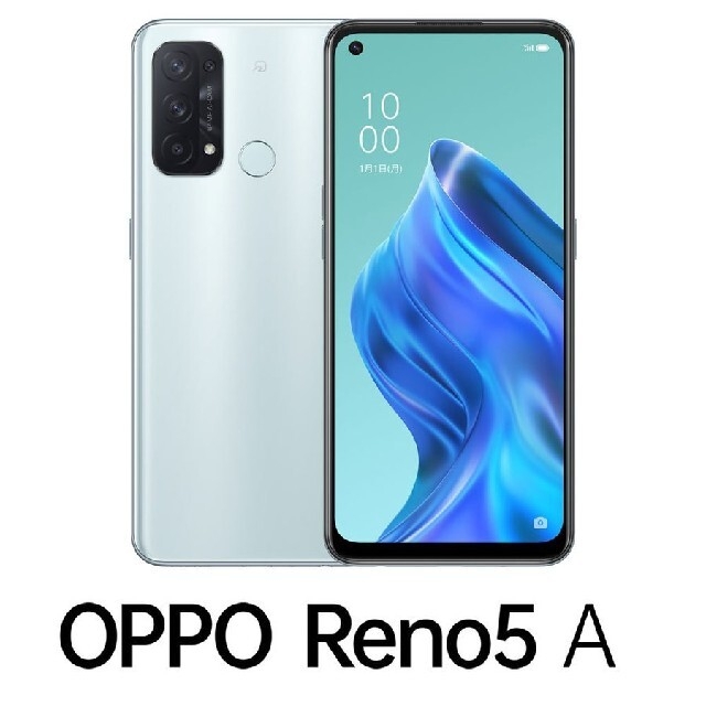 ［新品］OPPO Reno5 A (eSIM) Y!mobile アイスブルー