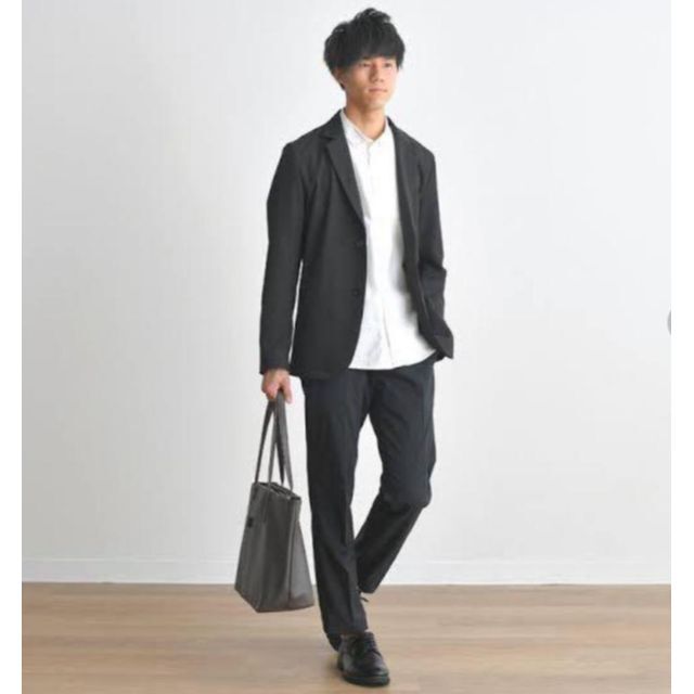 UNIQLO ユニクロ UNIQLO 感動ジャケット パンツ セットアップ 美品 ブラック の通販 by なお's shop｜ユニクロならラクマ