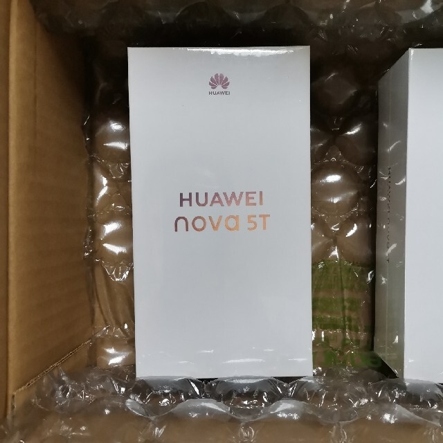 ◎新品未開封品◎HUAWEI nova 5T クラッシュグリーン スマホ/家電/カメラのスマートフォン/携帯電話(スマートフォン本体)の商品写真