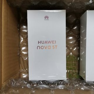 ◎新品未開封品◎HUAWEI nova 5T クラッシュグリーン(スマートフォン本体)