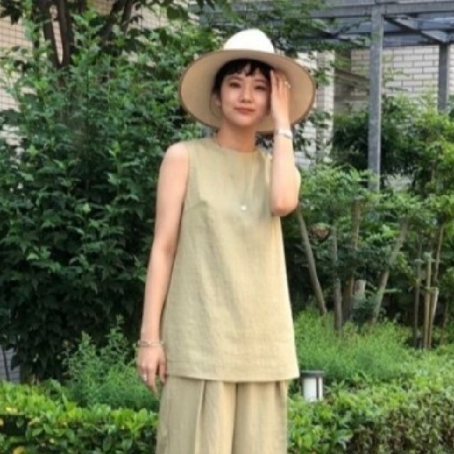 TODAYFUL(トゥデイフル)の❰美品❱TODAYFUL  Linen Long Tunic  Olive レディースのトップス(チュニック)の商品写真